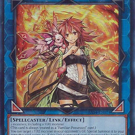 Hiita the Fire Charmer, Ablaze [RA04-EN074] Super Rare