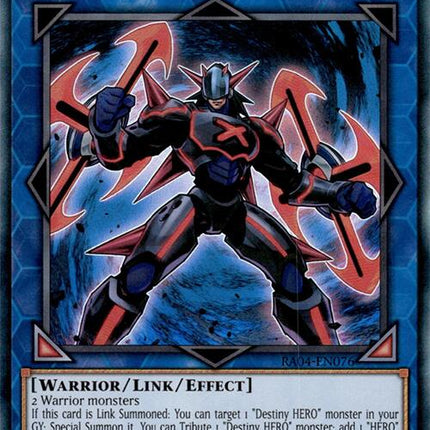 Xtra HERO Cross Crusader [RA04-EN076] Prismatic Collector's Rare