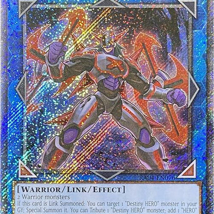 Xtra HERO Cross Crusader [RA04-EN076] Platinum Secret Rare