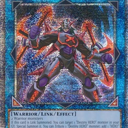 Xtra HERO Cross Crusader [RA04-EN076] Quarter Century Secret Rare