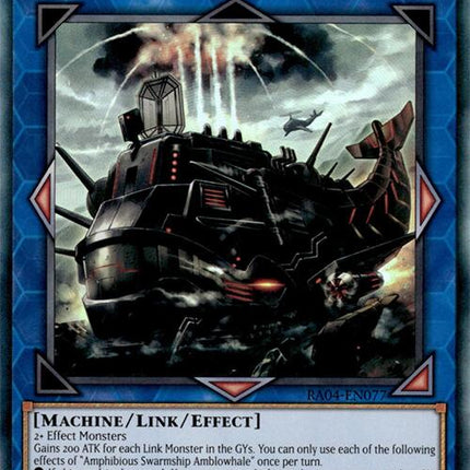 Amphibious Swarmship Amblowhale [RA04-EN077] Prismatic Collector's Rare