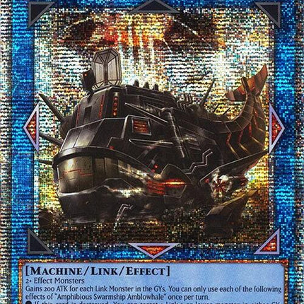 Amphibious Swarmship Amblowhale [RA04-EN077] Quarter Century Secret Rare
