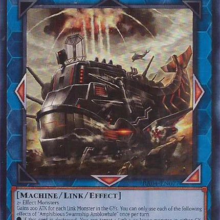 Amphibious Swarmship Amblowhale [RA04-EN077] Super Rare