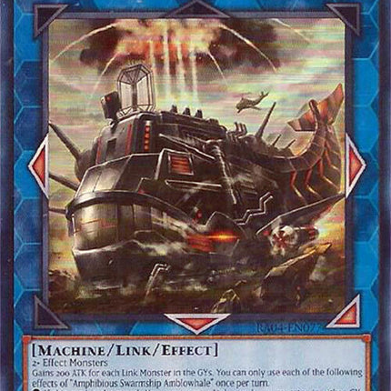 Amphibious Swarmship Amblowhale [RA04-EN077] Ultra Rare