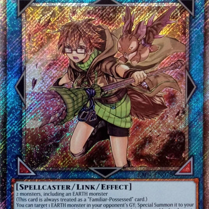 Aussa the Earth Charmer, Immovable [RA04-EN078] Platinum Secret Rare