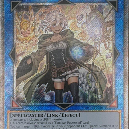 Lyna the Light Charmer, Lustrous [RA04-EN081] Platinum Secret Rare