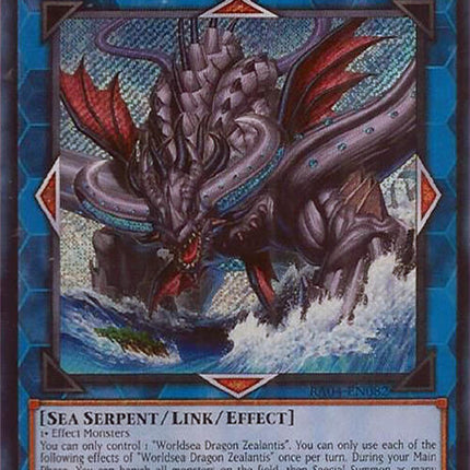 Worldsea Dragon Zealantis [RA04-EN082] Secret Rare