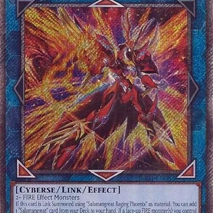 Salamangreat Raging Phoenix [RA04-EN083] Platinum Secret Rare