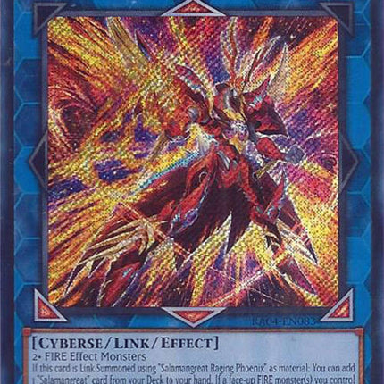 Salamangreat Raging Phoenix [RA04-EN083] Secret Rare