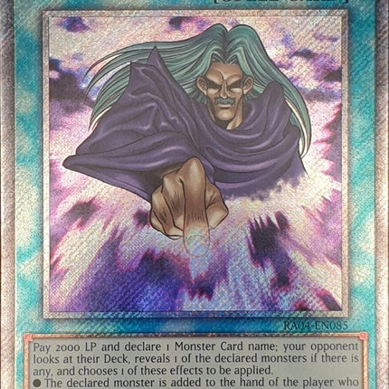 Lullaby of Obedience [RA04-EN085] Platinum Secret Rare