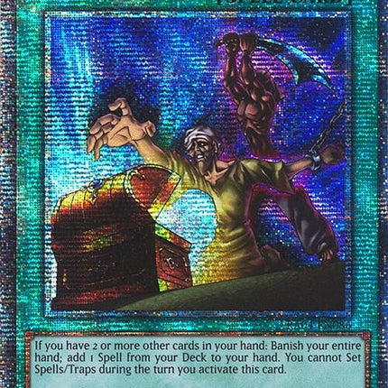Left Arm Offering [RA04-EN086] Quarter Century Secret Rare