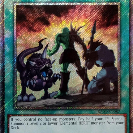 A Hero Lives [RA04-EN087] Platinum Secret Rare