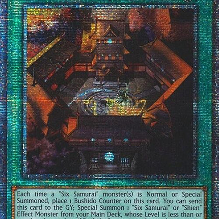 Shien's Dojo [RA04-EN088] Quarter Century Secret Rare