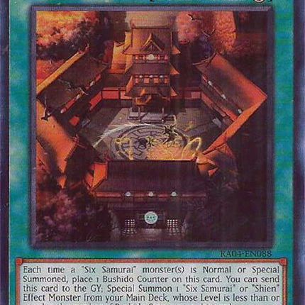 Shien's Dojo [RA04-EN088] Ultra Rare