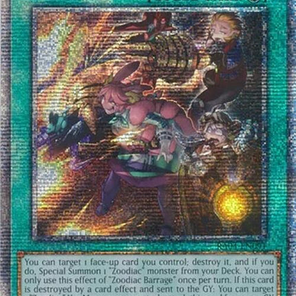 Zoodiac Barrage [RA04-EN091] Quarter Century Secret Rare