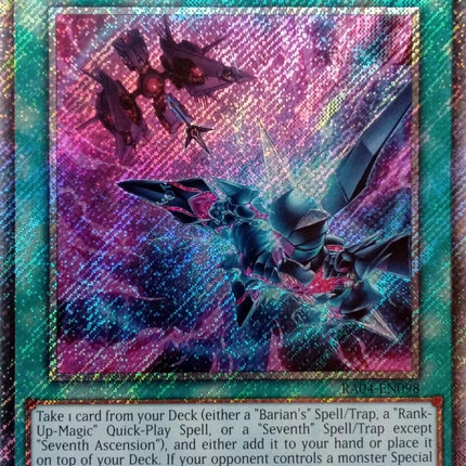Seventh Ascension [RA04-EN098] Platinum Secret Rare