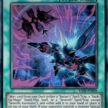 Seventh Ascension [RA04-EN098] Prismatic Ultimate Rare