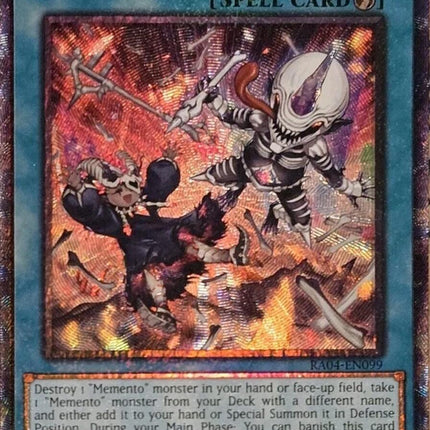 Mementotlan Bone Party [RA04-EN099] Prismatic Collector's Rare