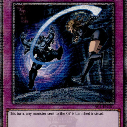 Different Dimension Ground [RA04-EN101] Quarter Century Secret Rare