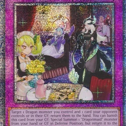 Dragonmaid Tidying [RA04-EN102] Quarter Century Secret Rare