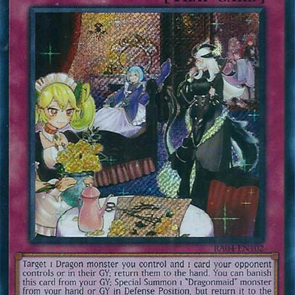 Dragonmaid Tidying [RA04-EN102] Secret Rare