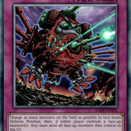 Destructive Daruma Karma Cannon [RA04-EN103] Prismatic Collector's Rare
