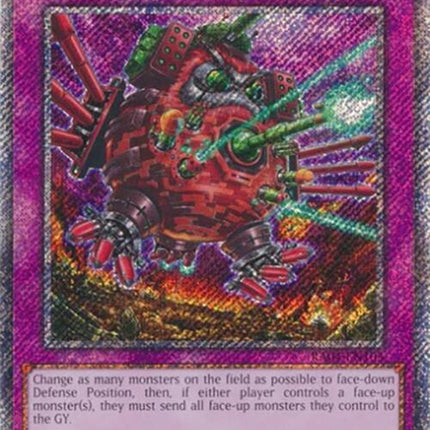 Destructive Daruma Karma Cannon [RA04-EN103] Platinum Secret Rare