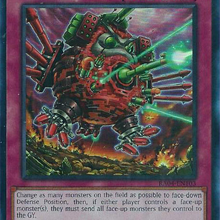 Destructive Daruma Karma Cannon [RA04-EN103] Super Rare