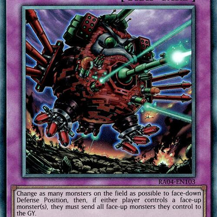 Destructive Daruma Karma Cannon [RA04-EN103] Prismatic Ultimate Rare