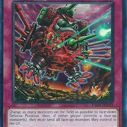 Destructive Daruma Karma Cannon [RA04-EN103] Ultra Rare