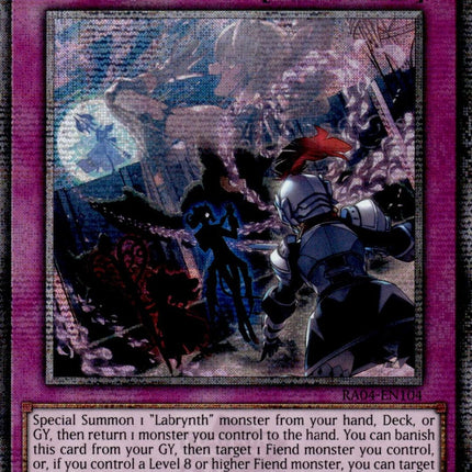 Big Welcome Labrynth [RA04-EN104] Quarter Century Secret Rare
