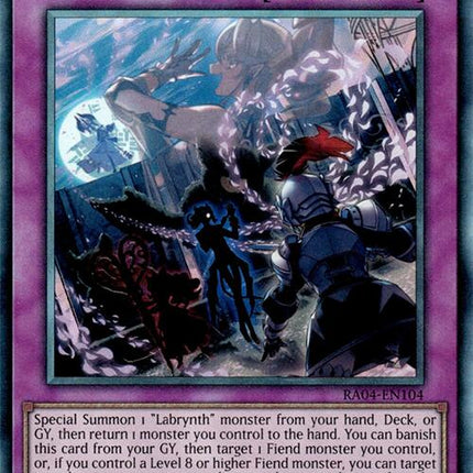 Big Welcome Labrynth [RA04-EN104] Prismatic Ultimate Rare