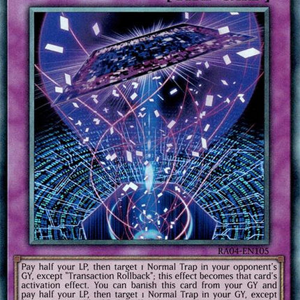 Transaction Rollback [RA04-EN105] Prismatic Ultimate Rare