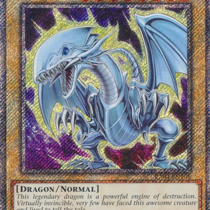 Blue-Eyes White Dragon (7th Art) [RA04-EN108] Platinum Secret Rare