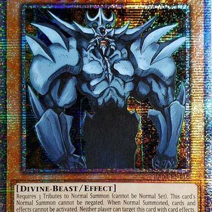 Obelisk the Tormentor [RA04-EN116] Quarter Century Secret Rare