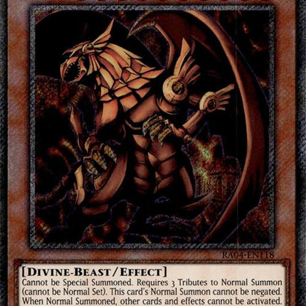 The Winged Dragon of Ra [RA04-EN118] Platinum Secret Rare