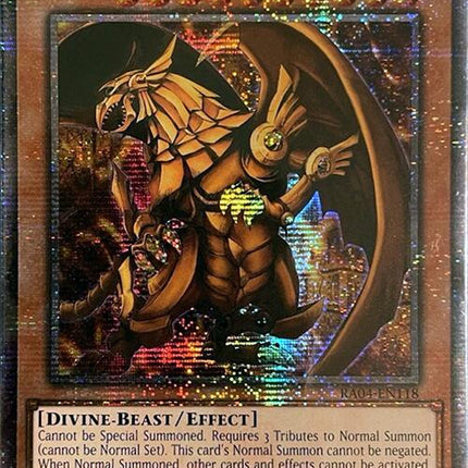 The Winged Dragon of Ra [RA04-EN118] Quarter Century Secret Rare