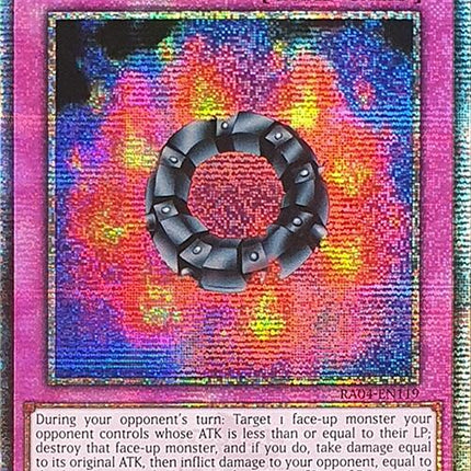 Ring of Destruction [RA04-EN119] Quarter Century Secret Rare