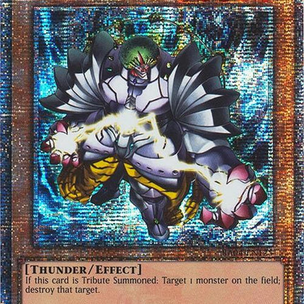 Zaborg the Thunder Monarch [RA04-EN125] Quarter Century Secret Rare