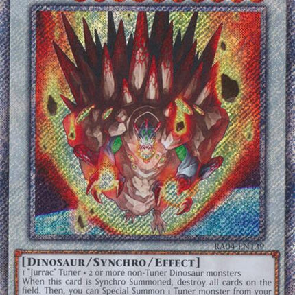 Jurrac Meteor [RA04-EN139] Platinum Secret Rare