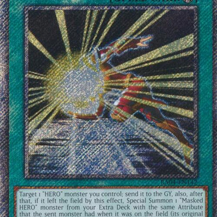 Mask Change [RA04-EN142] Platinum Secret Rare