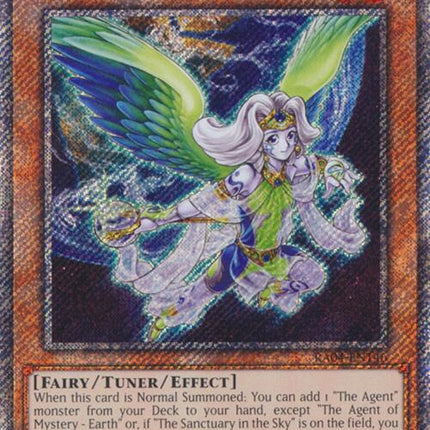The Agent of Mystery - Earth [RA04-EN146] Platinum Secret Rare