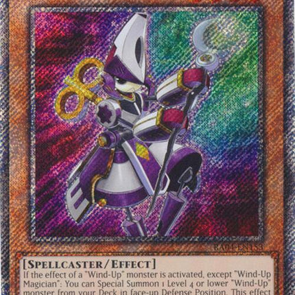 Wind-Up Magician [RA04-EN153] Platinum Secret Rare
