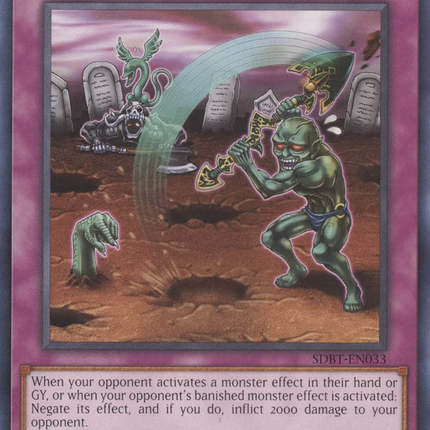 Gravedigger's Trap Hole [SDBT-EN033] Common