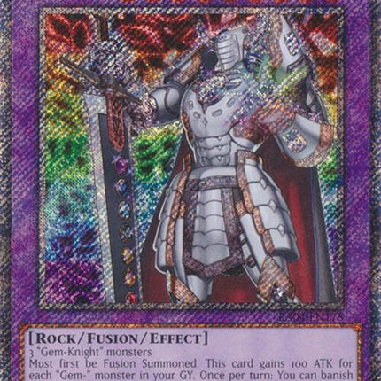 Gem-Knight Master Diamond [RA04-EN178] Platinum Secret Rare