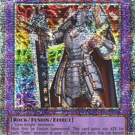 Gem-Knight Master Diamond [RA04-EN178] Quarter Century Secret Rare