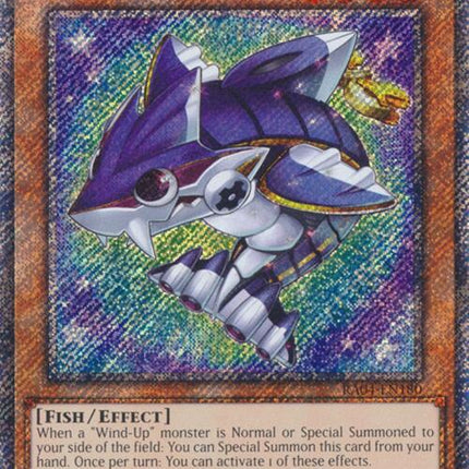 Wind-Up Shark [RA04-EN180] Platinum Secret Rare