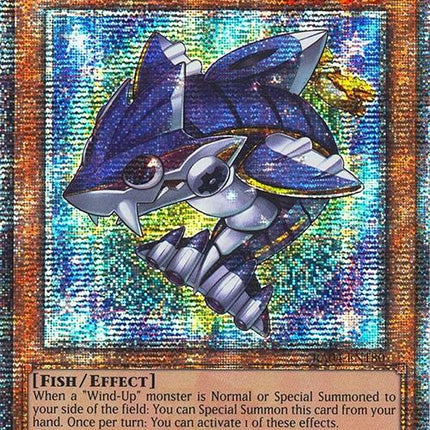 Wind-Up Shark [RA04-EN180] Quarter Century Secret Rare