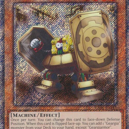 Geargiarmor [RA04-EN187] Platinum Secret Rare