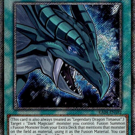 The Eye of Timaeus [RA04-EN192] Platinum Secret Rare